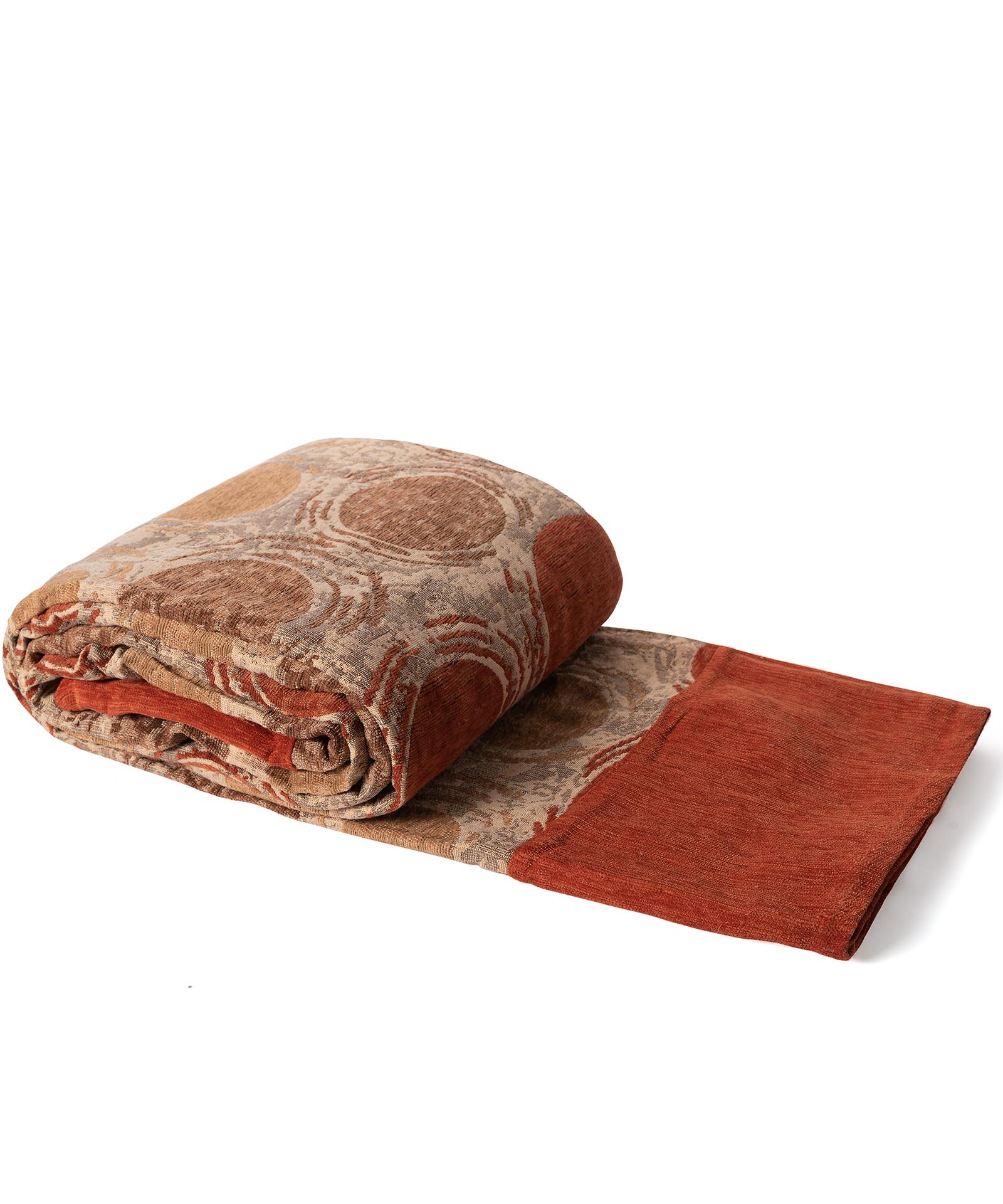 Ριχτάρι Τετραθέσιος 180x320 Silk Fashion 9217  Πορτοκαλί
