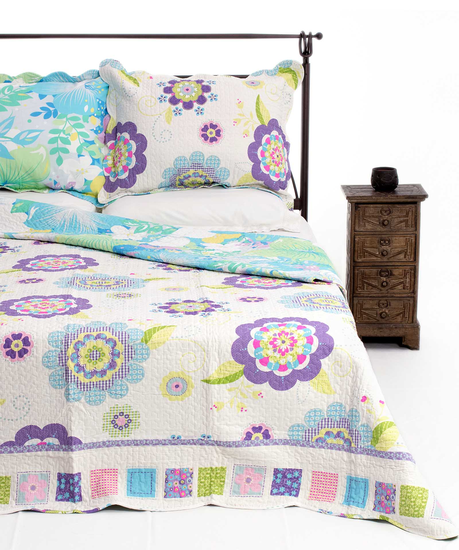 ΚΟΥΒΕΡΛΙ σετ (240cm x 260cm + 2 x 50cm x 70cm) KING03