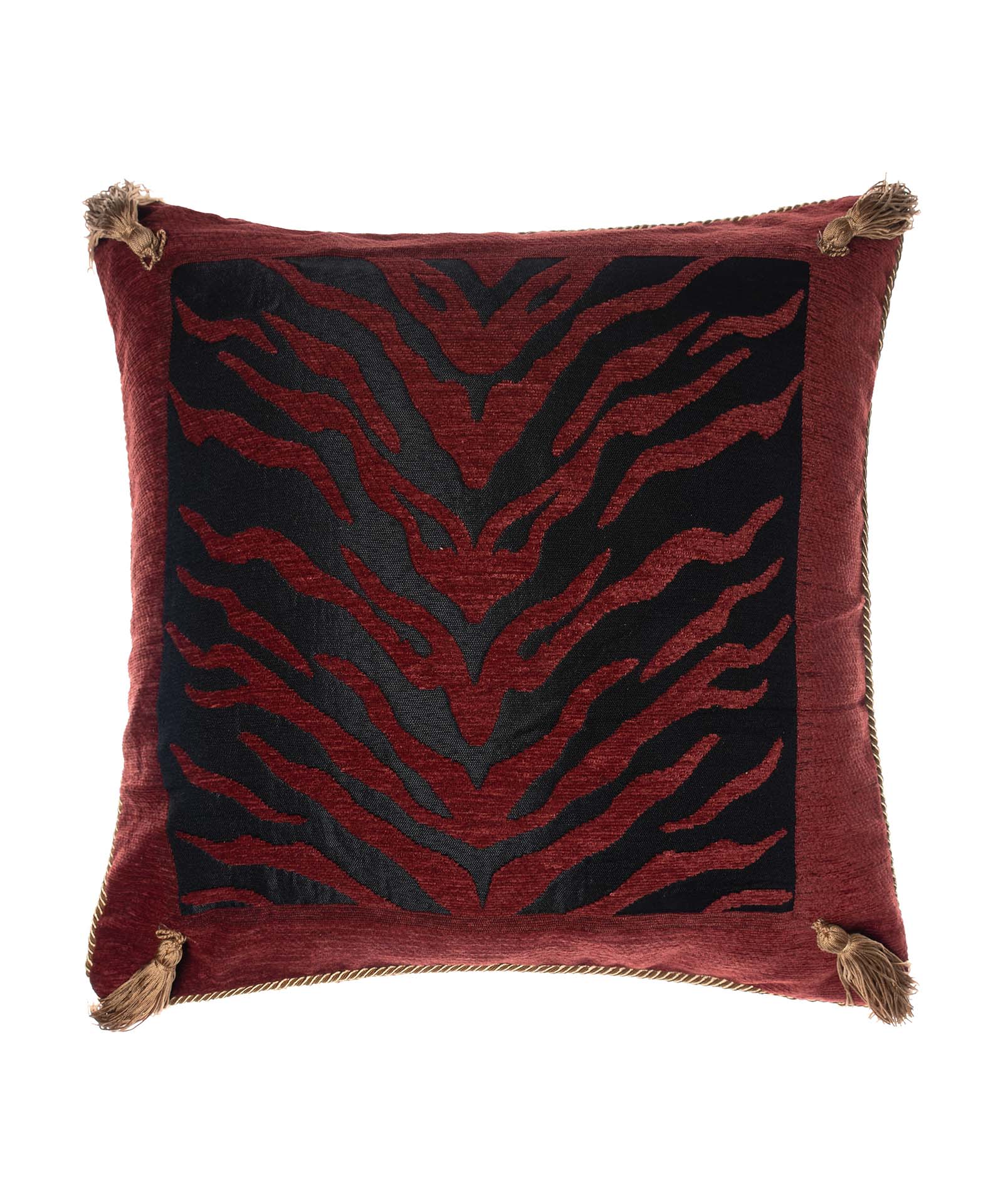 ΜΑΞΙΛΑΡΟΘΗΚΗ  306 (45cm x 45 cm) μαυροκόκκινο