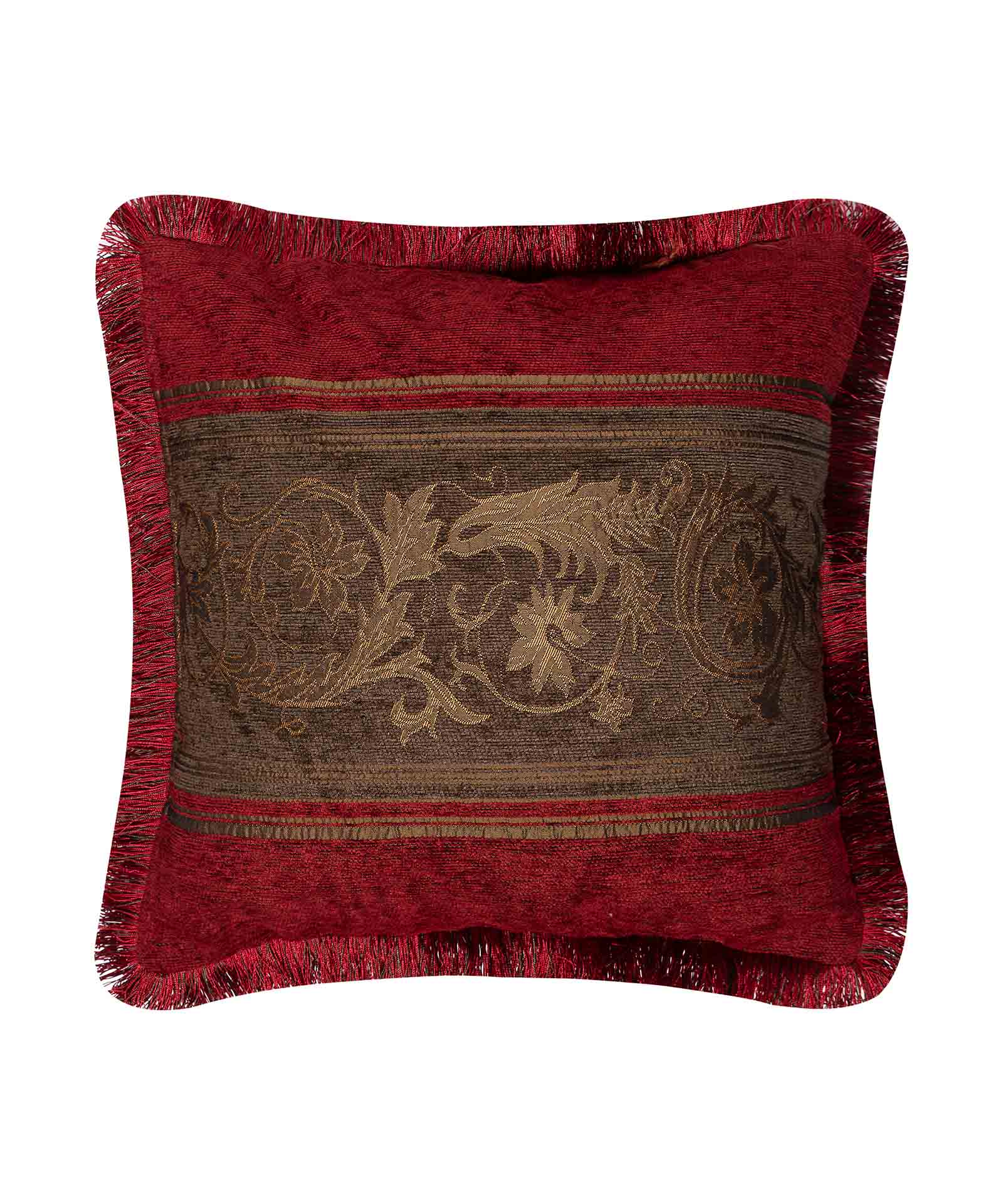 ΜΑΞΙΛΑΡΟΘΗΚΗ (45cm x 45cm) 1208 μπορντώ/λαδί ΜΑΞΙΛΑΡΟΘΗΚΗ (45cm x 45cm) 1208 μπορντώ/λαδί