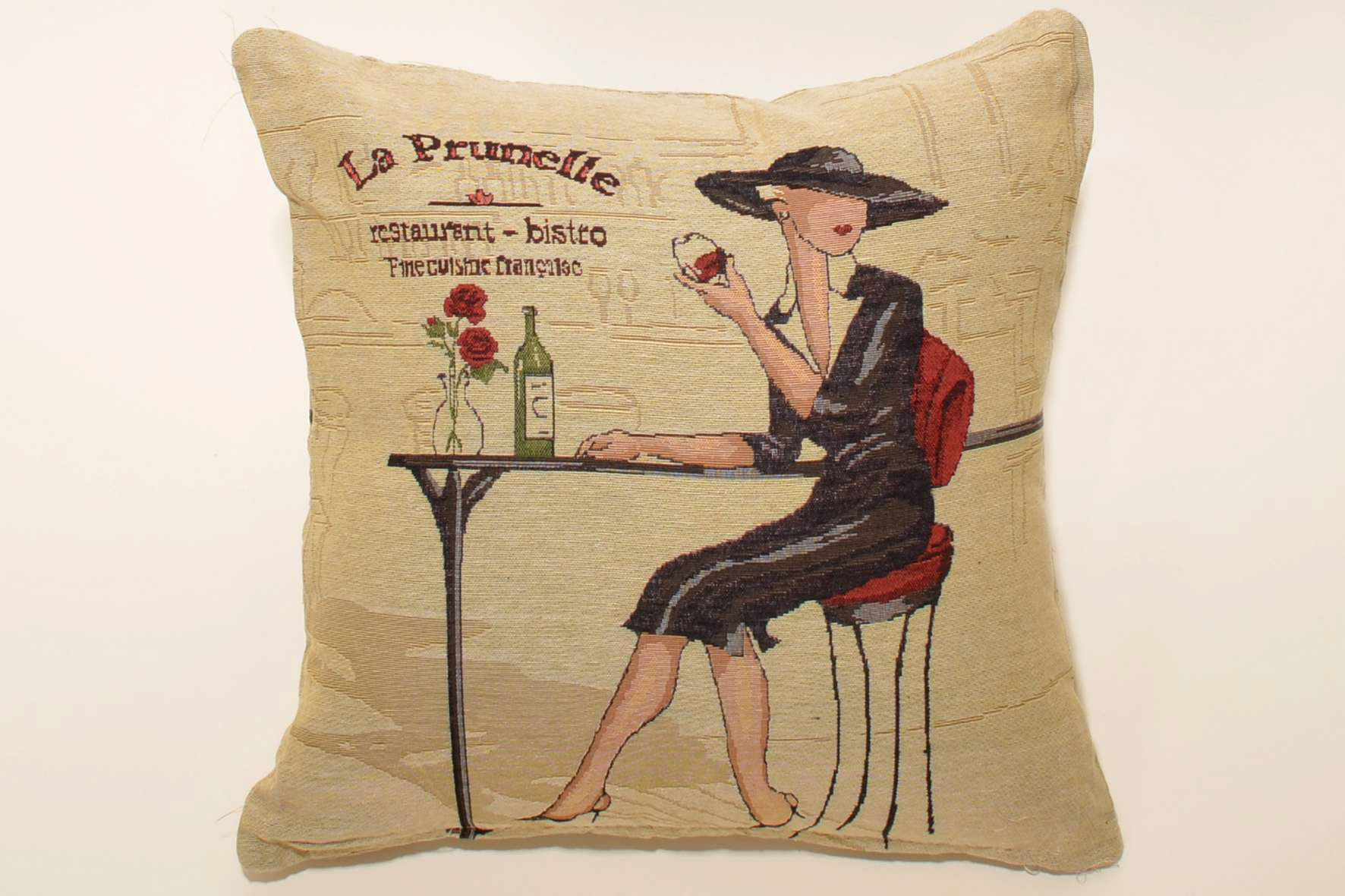 Μαξιλαροθήκη Διακοσμητική 45x45 Silk Fashion   Red Wine