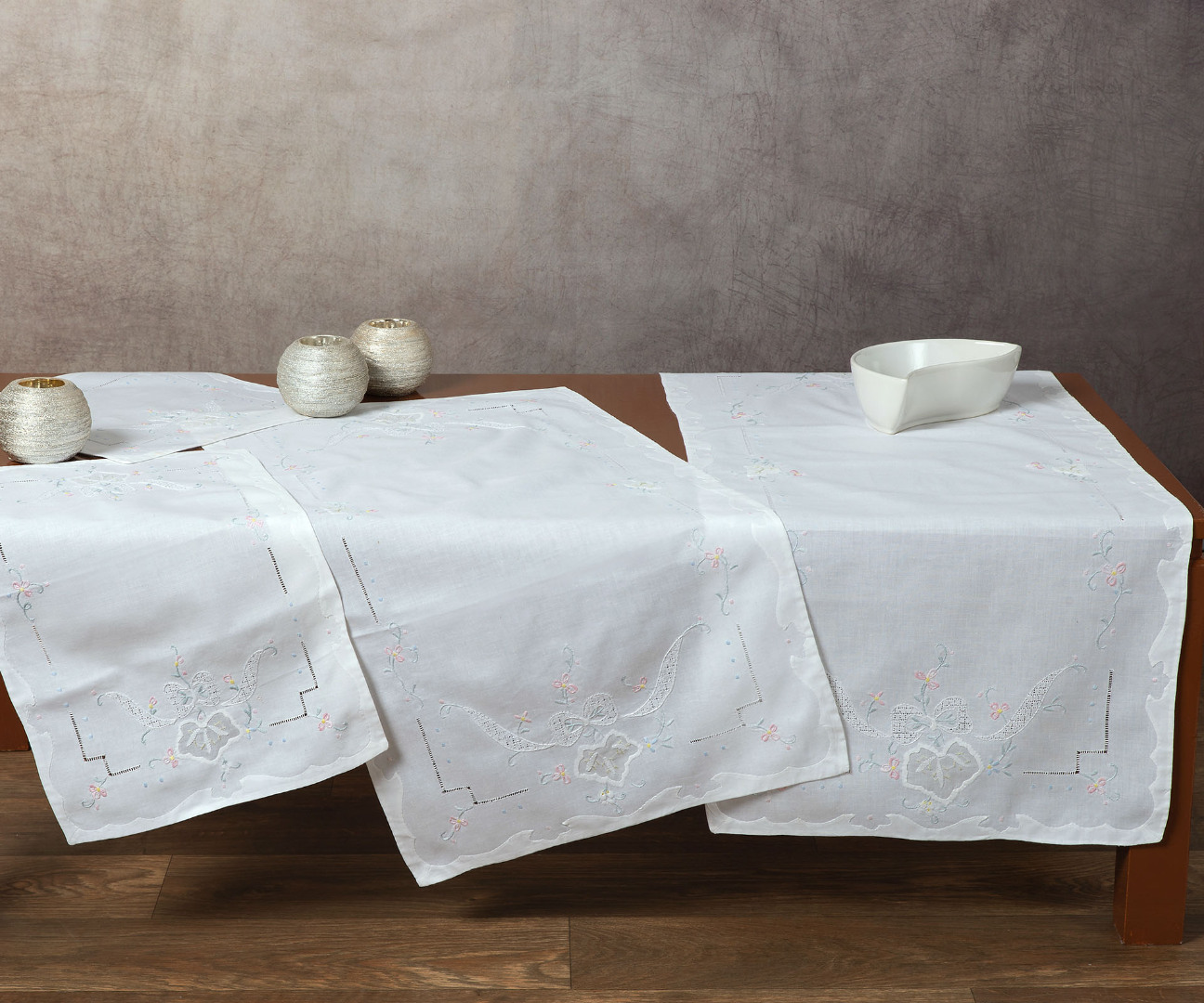 Χειροποίητο Τραπεζομάντηλο 170x270 Silk Fashion 4