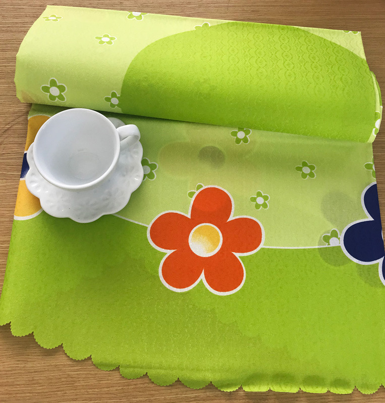 Τραπεζομάντηλο Αλέκιαστο Ροτόντα R150 Silk Fashion  177 Πράσινο