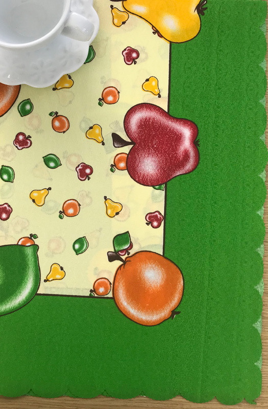 Τραπεζομάντηλο Αλέκιαστο Ροτόντα R150 Silk Fashion  220 Πράσινο