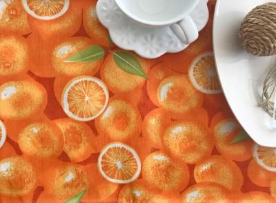 Τραπεζομάντηλο Αλέκιαστο 170x220 Silk Fashion 418 Πορτοκαλί