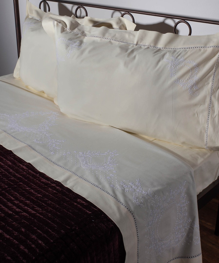 Σεντόνι Σετ Χειροποίητο 225x270 Silk Fashion 624 Κιτρινο Σεντόνι Σετ Χειροποίητο 225x270 Silk Fashion 624 Κιτρινο