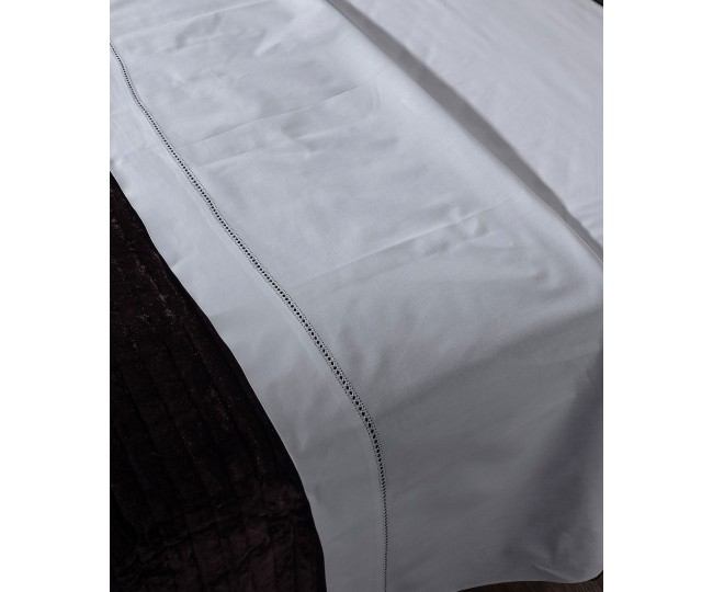 ΧΕΙΡΟΠΟΙΗΤΟ ΣΕΝΤΟΝΙ ΜΕ ΑΖΟΥΡ ΝΧ46 ΤΡΙΩΝ ΤΕΜΑΧΙΩΝ (225CM X 250CM) λευκό