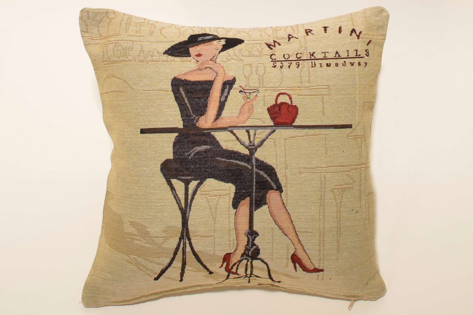 Μαξιλαροθήκη Διακοσμητική 45x45 Silk Fashion    Martini 