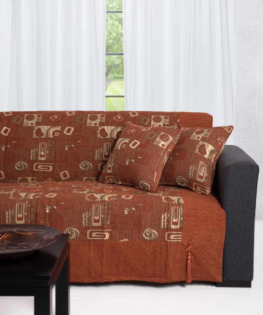 ΜΑΞΙΛΑΡΟΘΗΚΗ 912 (45cm x 45cm) κεραμιδί