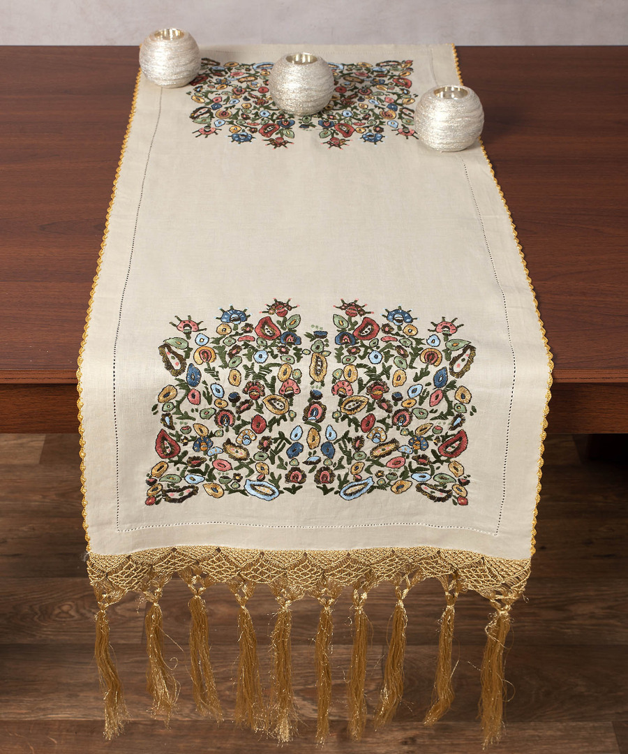 Μεταξωτή τραβέρσα (45cm x 160cm)