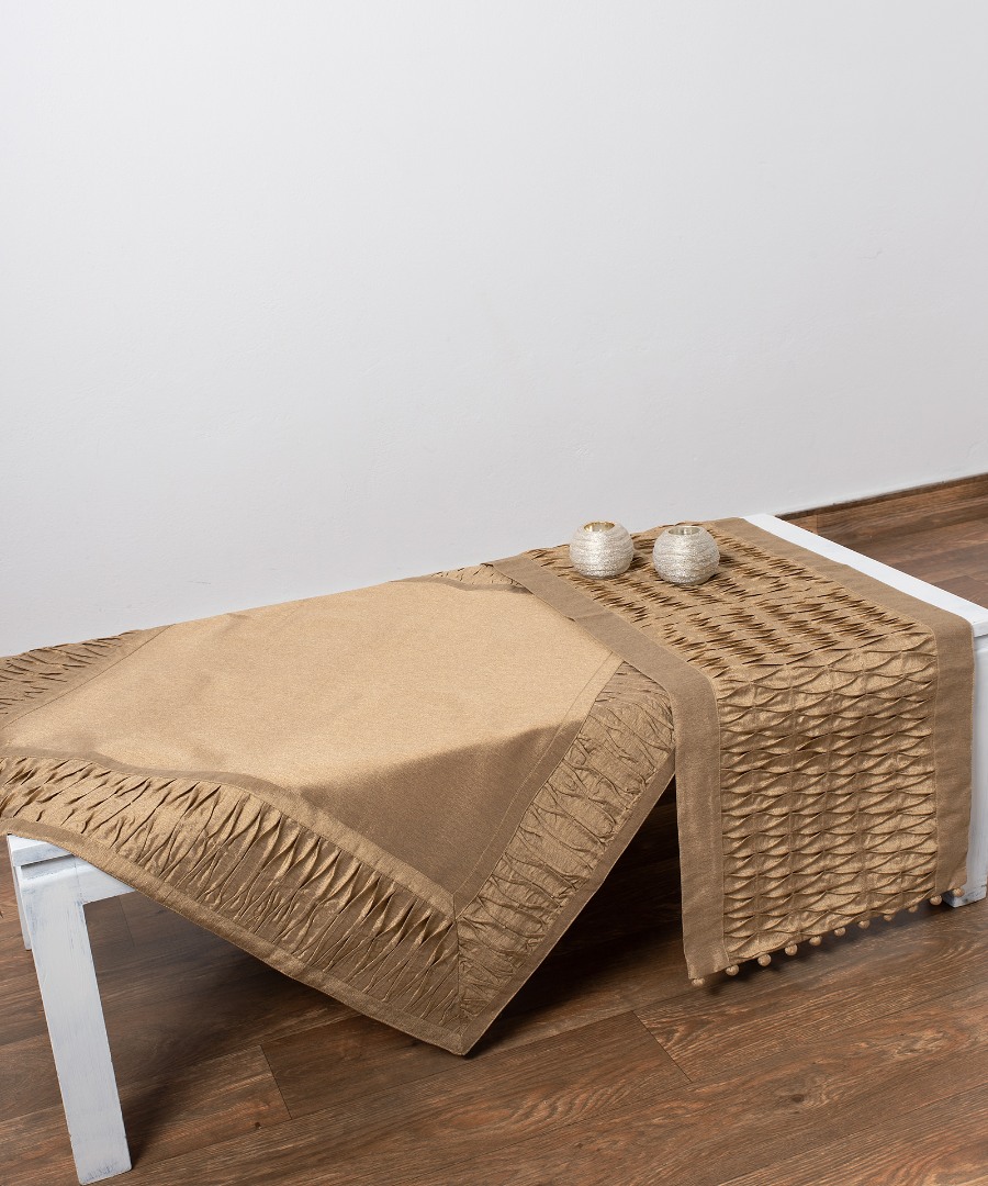 τραπεζομάντηλα 8373 130Χ130 χρυσό