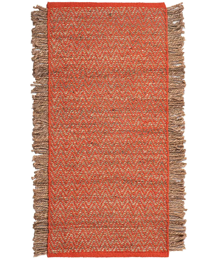 Χαλί γιούτα 1742 (60cm x 130cm) salmon