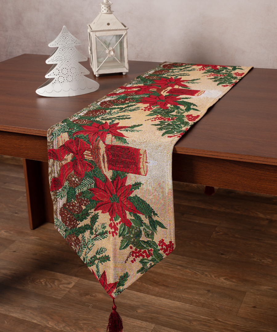 Χριστουγεννιάτικη τραβέρσα στόφα W351-131 (33cm x 172cm)