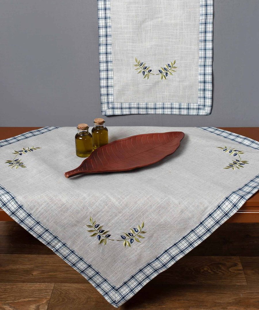 Καρέ 1312 (85cm x 85cm) μπλέ