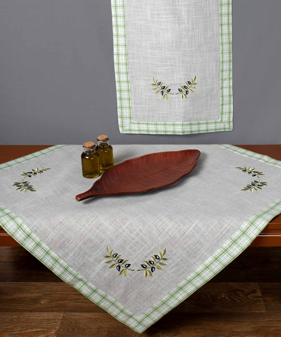 Καρέ 1312 (85cm x 85cm) πράσινο