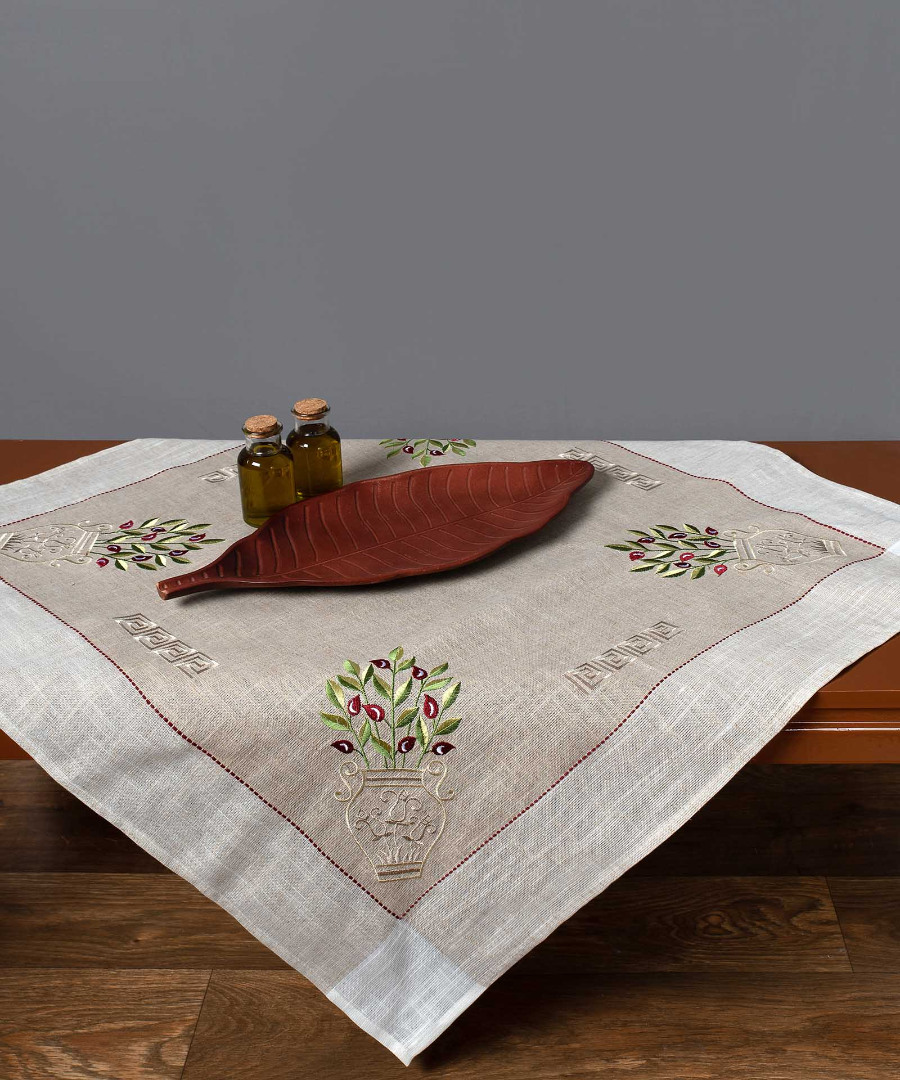 Καρέ 2625 (60cm x 60cm) κόκκινη ελιά