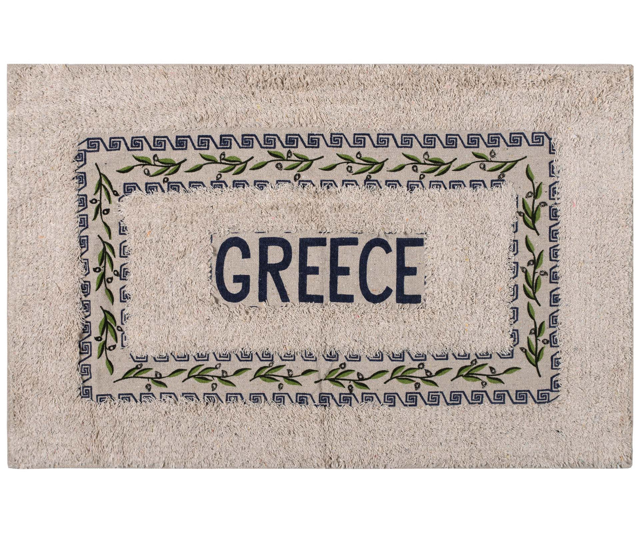 Πατάκι ελιά Greece (50cm x 80cm) μπλέ