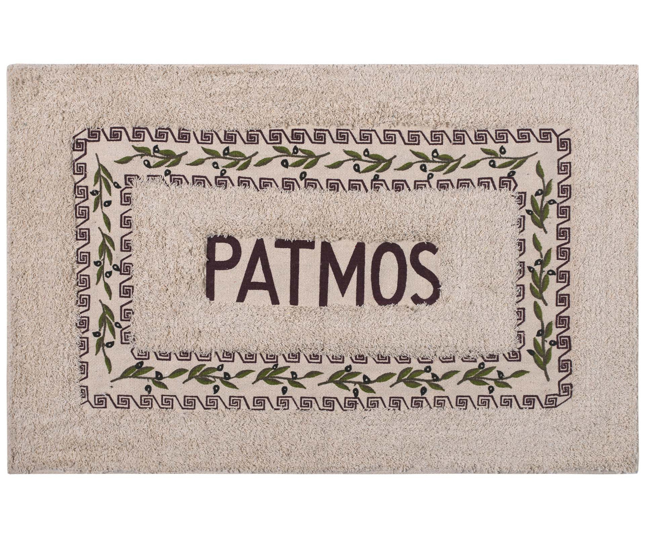 Πατάκι ελιά Πάτμος (50cm x 80cm) καφέ Πατάκι ελιά Πάτμος (50cm x 80cm) καφέ