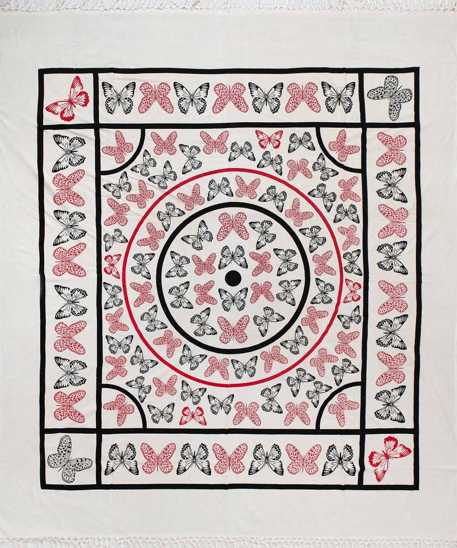 Pestemal διπλό (220cm x 240cm) 13 κόκκινο
