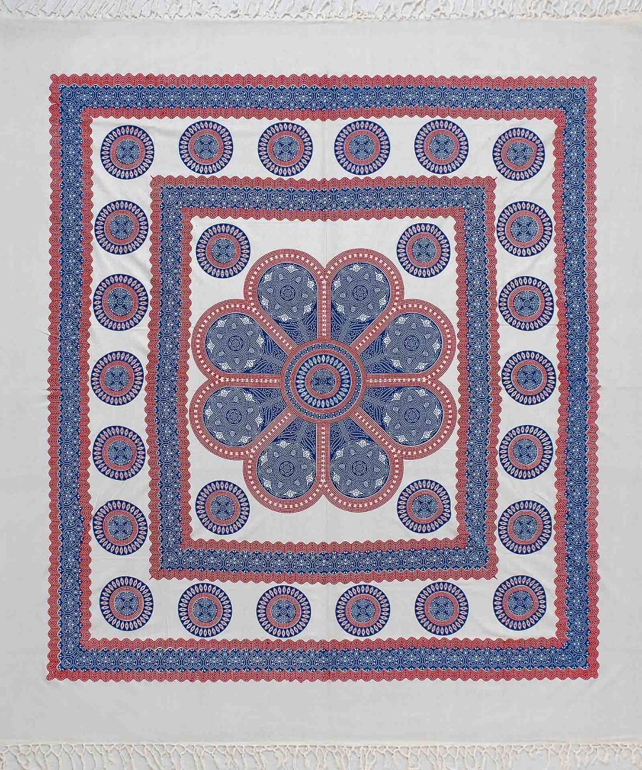 Pestemal διπλό (220cm x 240cm) 3 μπλέ