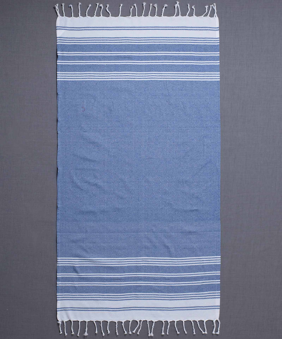 Pestemal sf1754 (90cm x 180cm) μπλέ ρουά