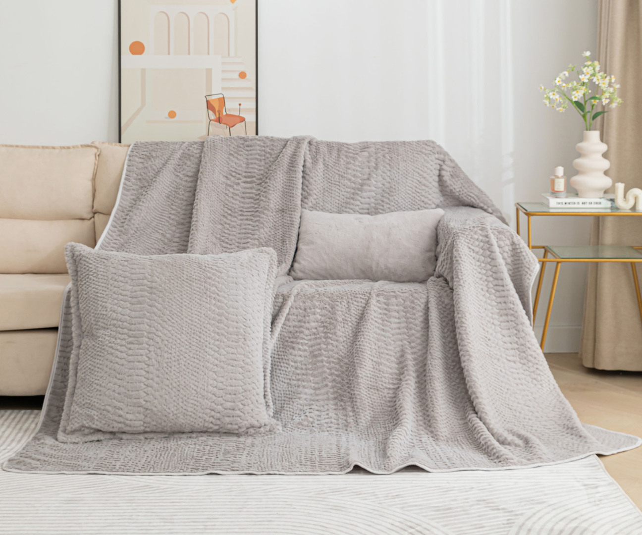 ΡΙΧΤΑΡΙΑ NX201 (180cm x 250cm) LIGHT GREY