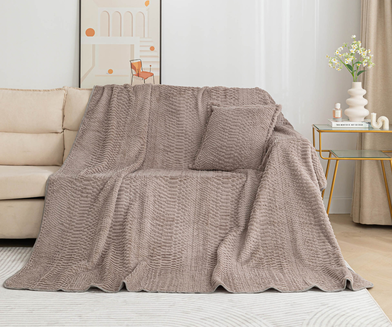 ΡΙΧΤΑΡΙΑ NX201 (180cm x 320cm) BEIGE