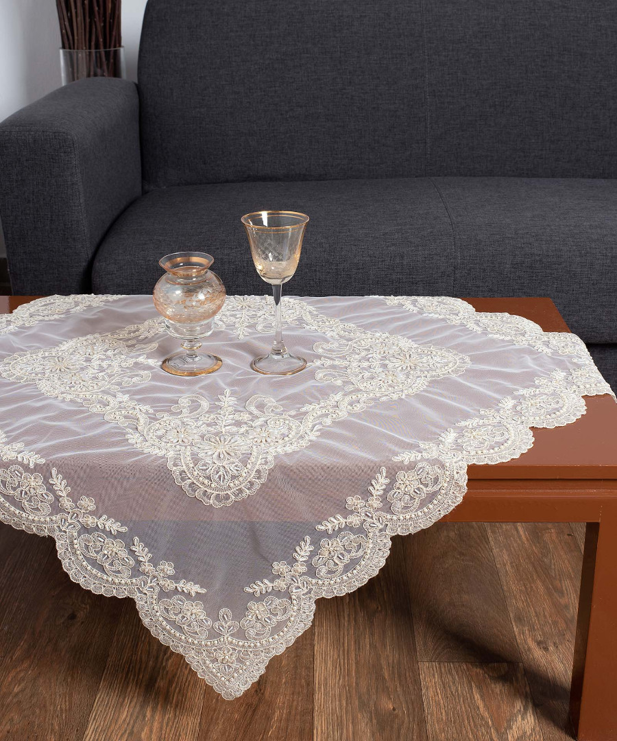 καρέ (85cm X 85cm) YL12A-176 μπέζ