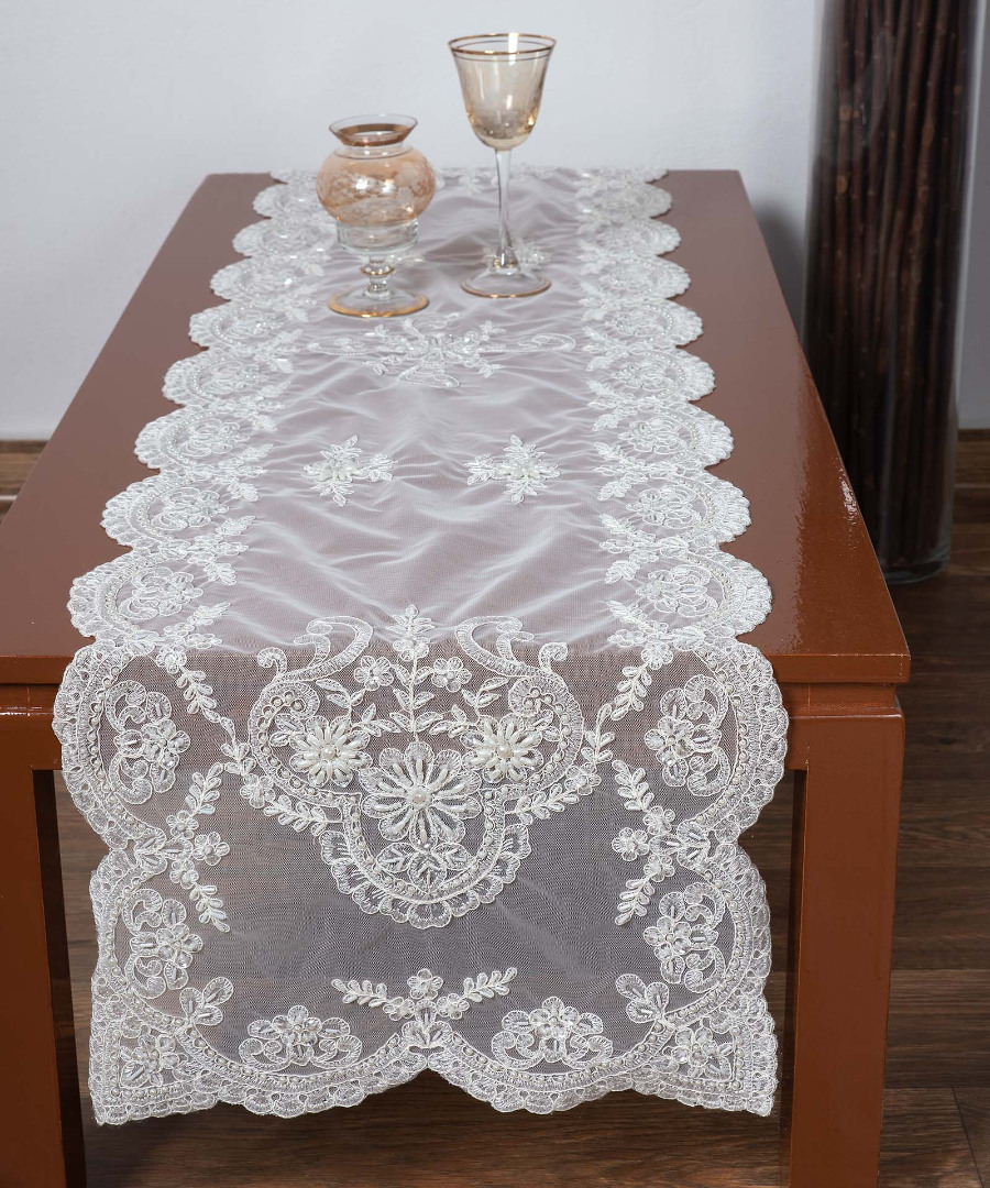 τραβέρσα (45cm X 170cm) YL12A-176 ivory