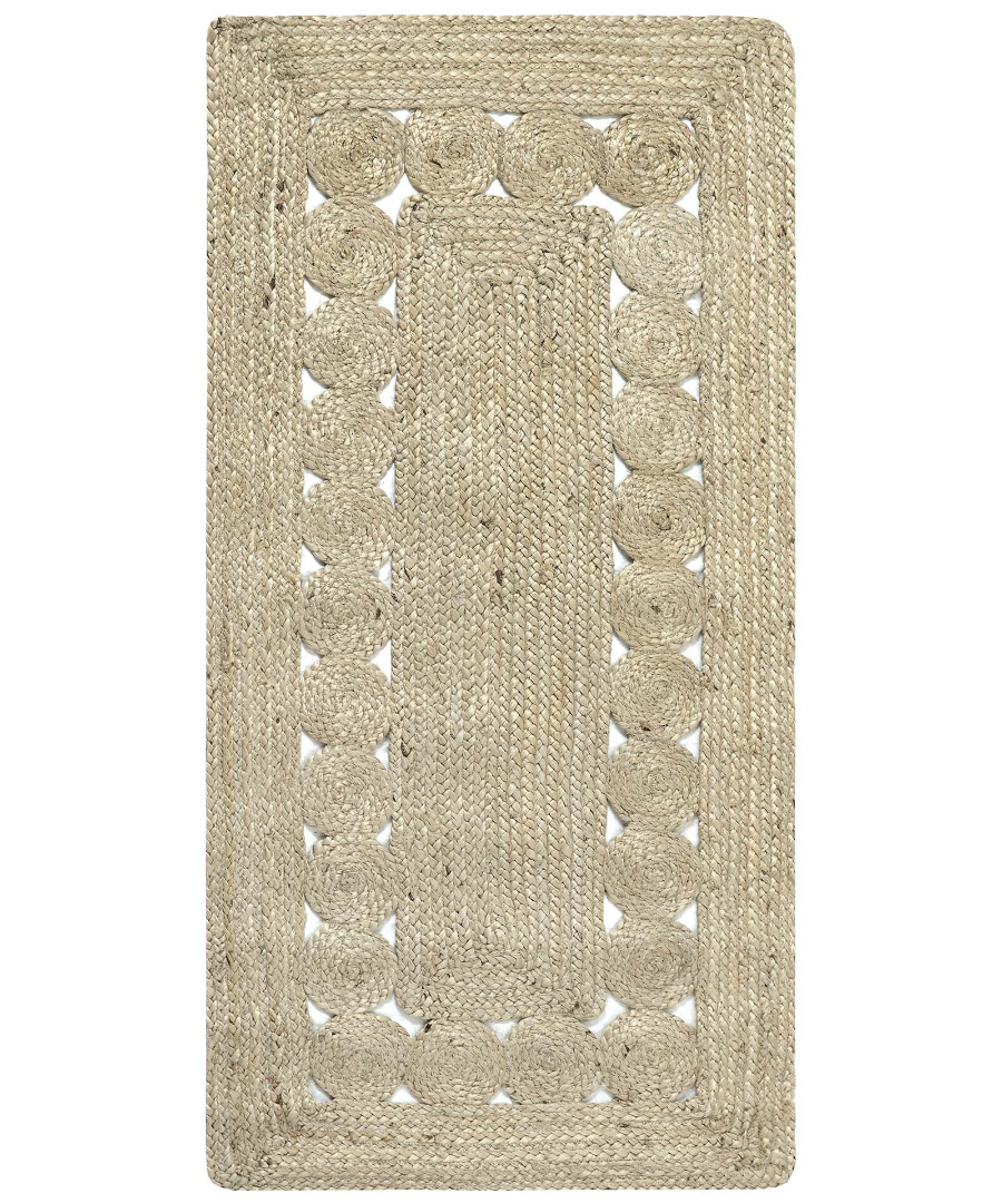 Χαλί γιούτα 1762 (70cm x 160cm) light grey