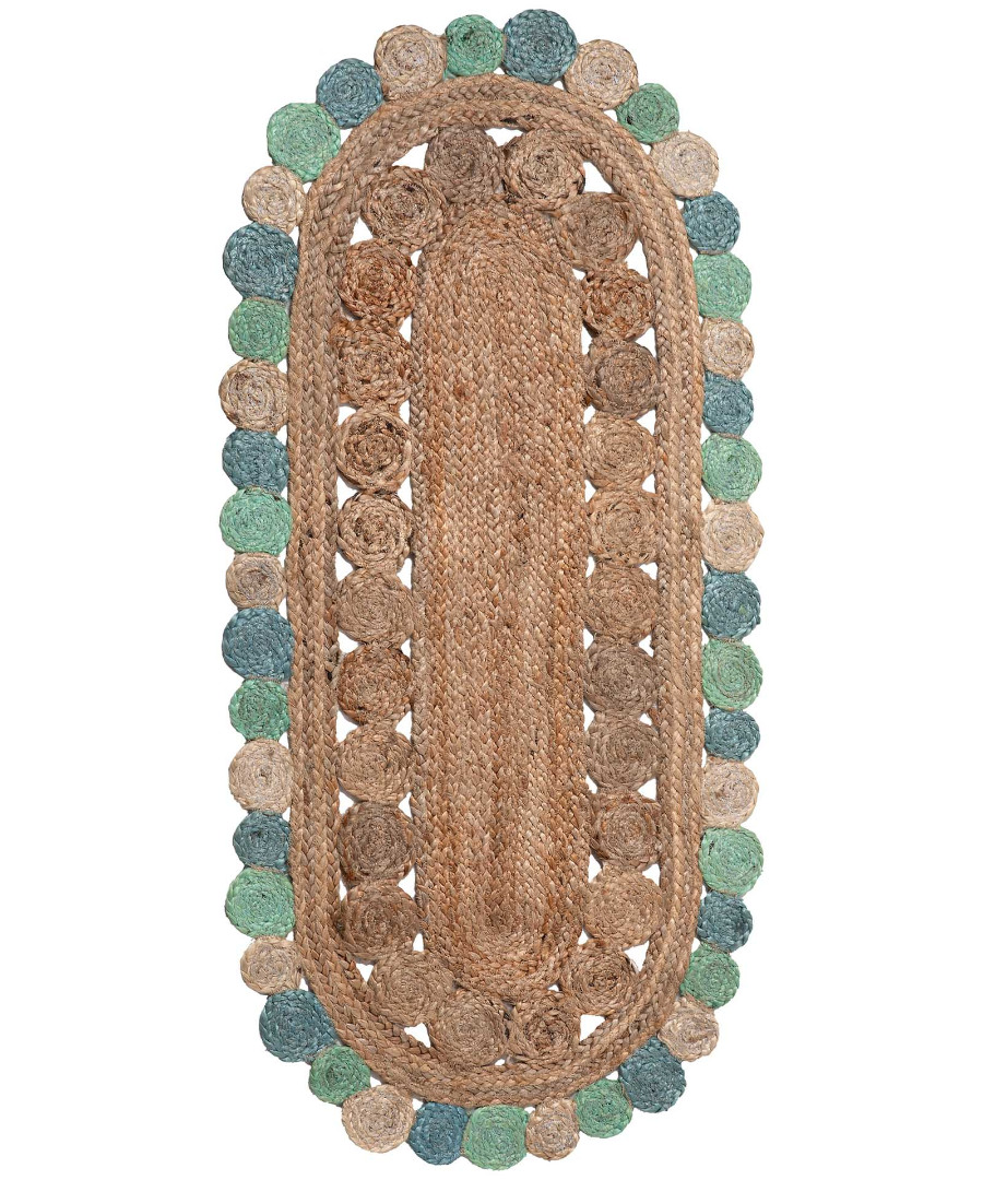 Χαλί γιούτα 1780 (70cm x 160cm) light blue