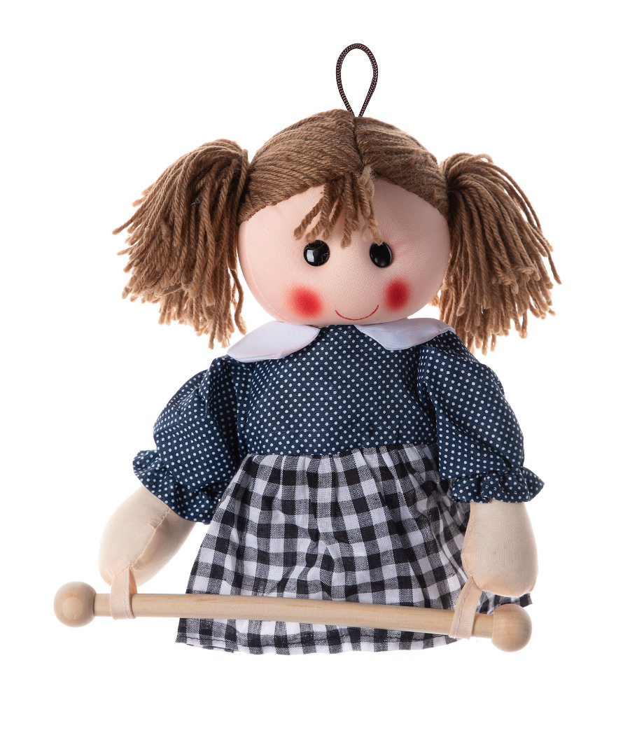 Κούκλα Rail κρεμαστράκι (25cm x 15cm) jean