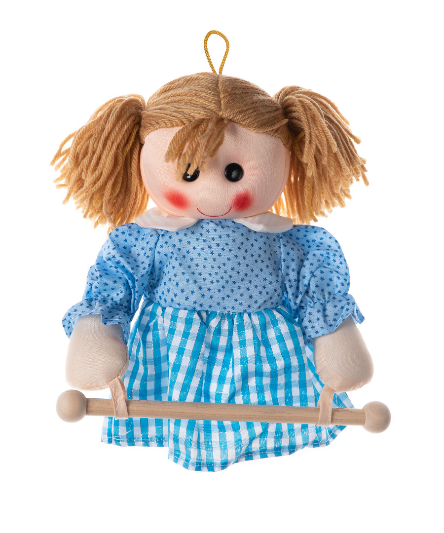 Κούκλα Rail κρεμαστράκι (25cm x 15cm) σιέλ