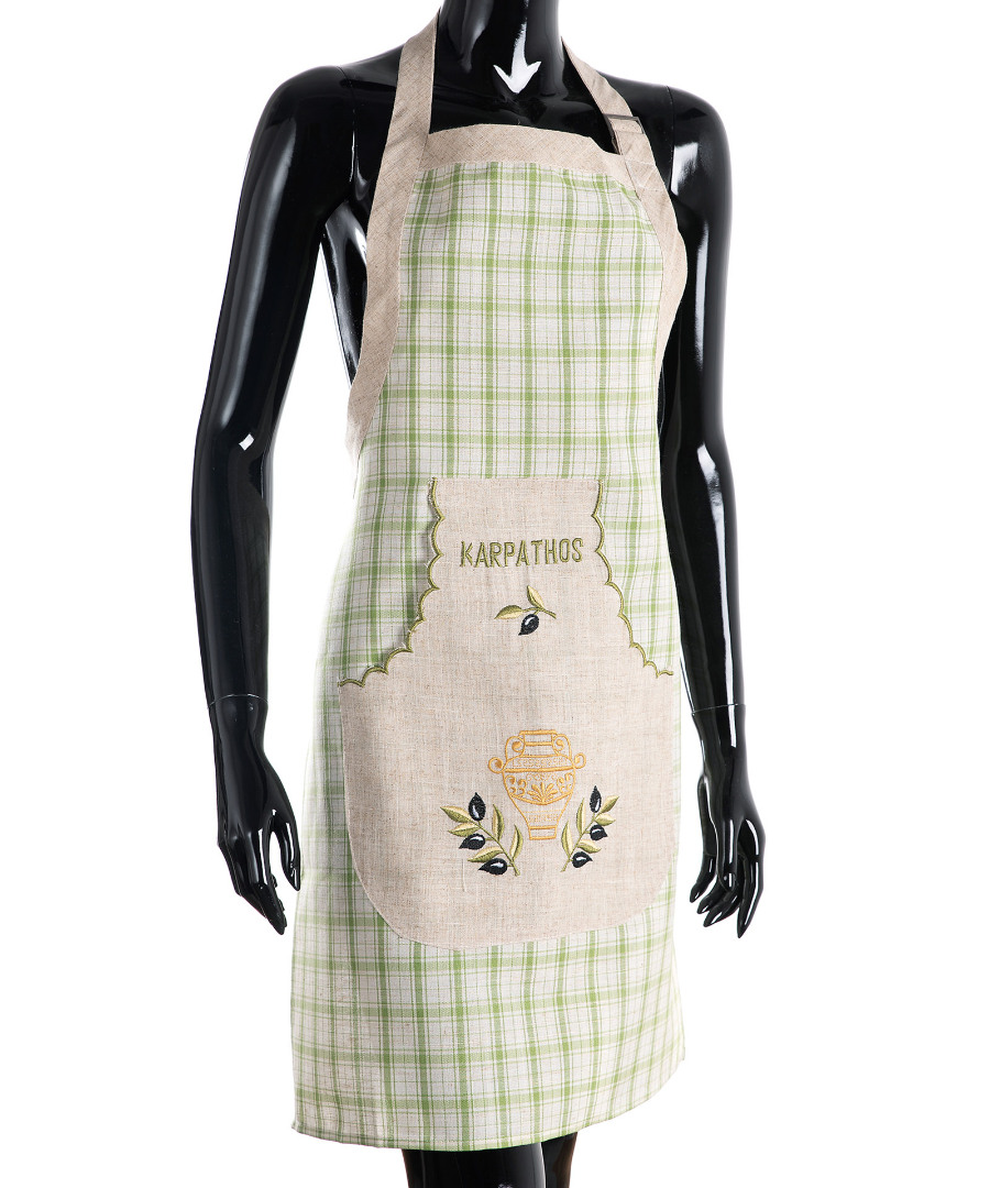 Ολόσωμη ποδιά 1312 (80cm x 55cm) πράσινο KARPATHOS