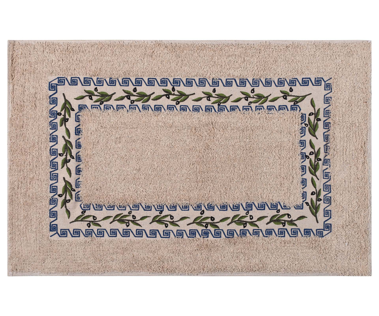 Πατάκι ελιά σκέτο (40cm x 60cm) μπλέ