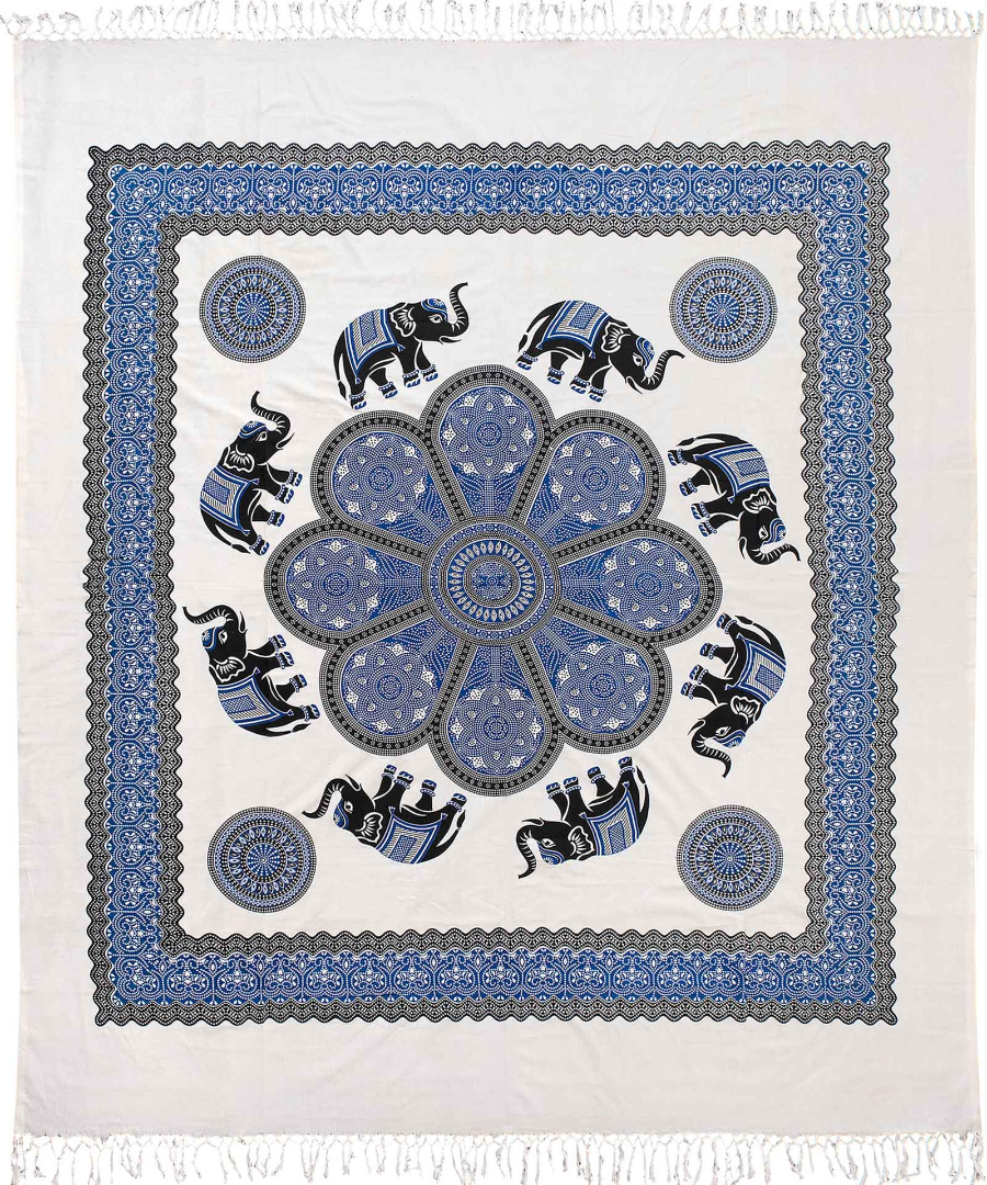 Pestemal διπλό (220cm x 240cm) 21 μπλέ
