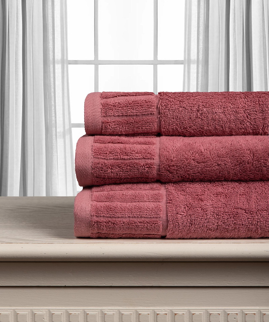 Βαμβακερή πετσέτα ΜΕΛΩΔΙΑ 600gsm (40cm x 60cm) teracotta