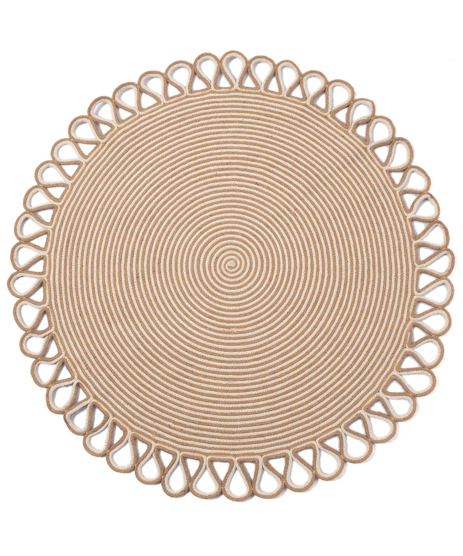 Χαλί γιούτα 1911 (120cm) beige