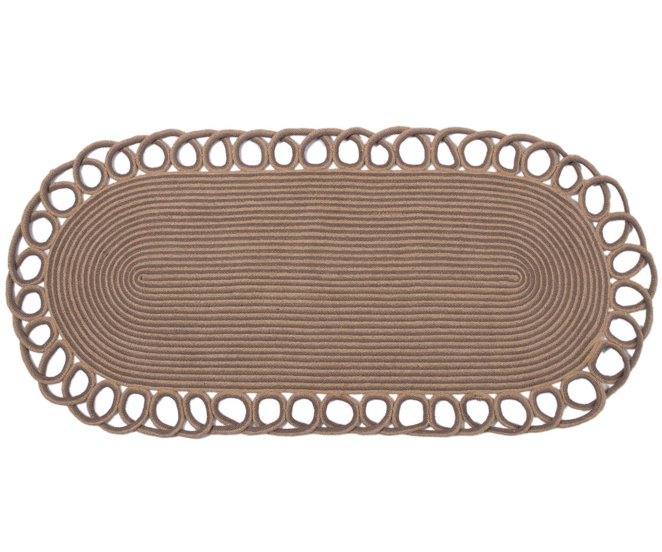 Χαλί γιούτα 1911 (120cm x 180cm) light grey