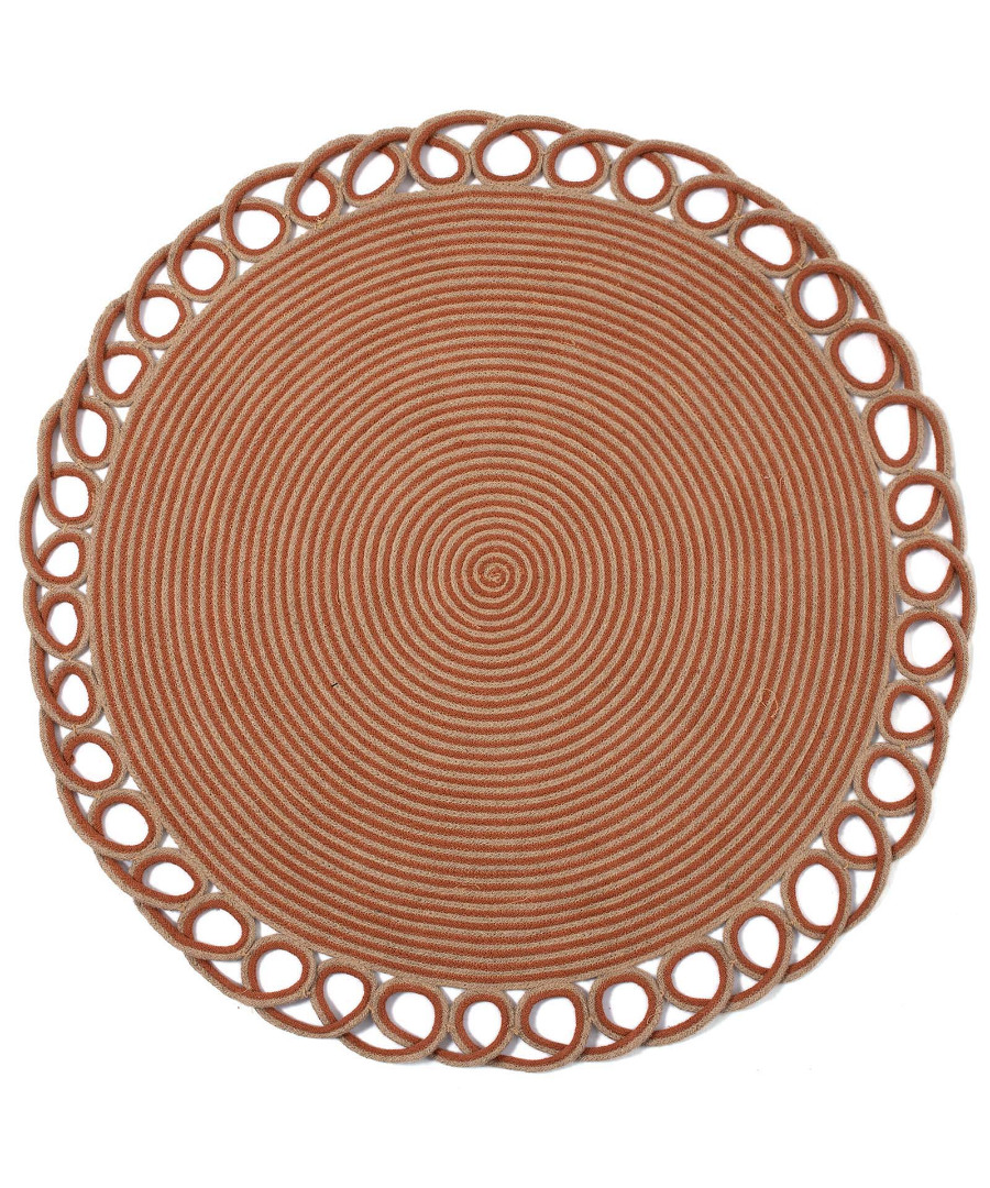 Χαλί γιούτα 1911 (150cm) rust