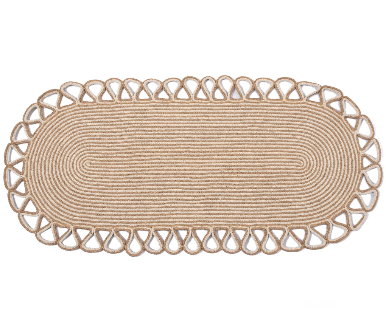 Χαλί γιούτα 1911 (70cm x 160cm) beige
