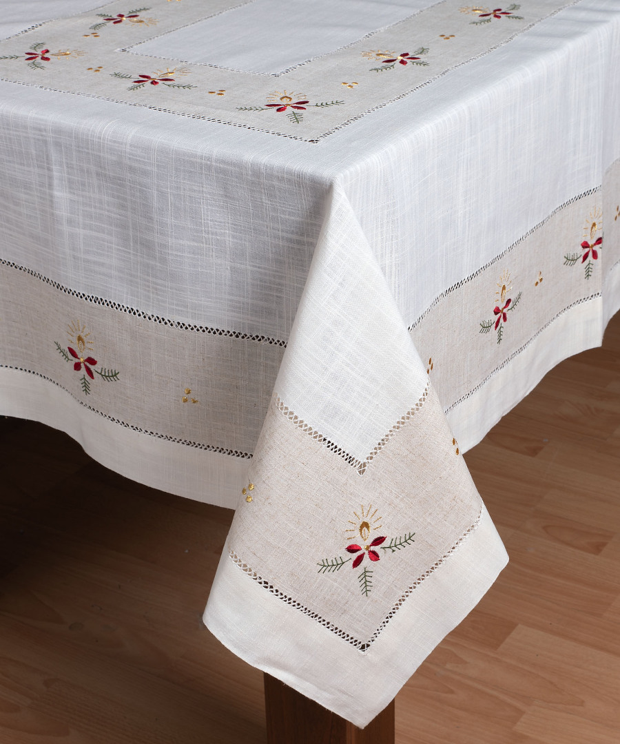 Χριστουγεννιάτικο τραπεζομάντηλο (135cm x 175cm) 5308