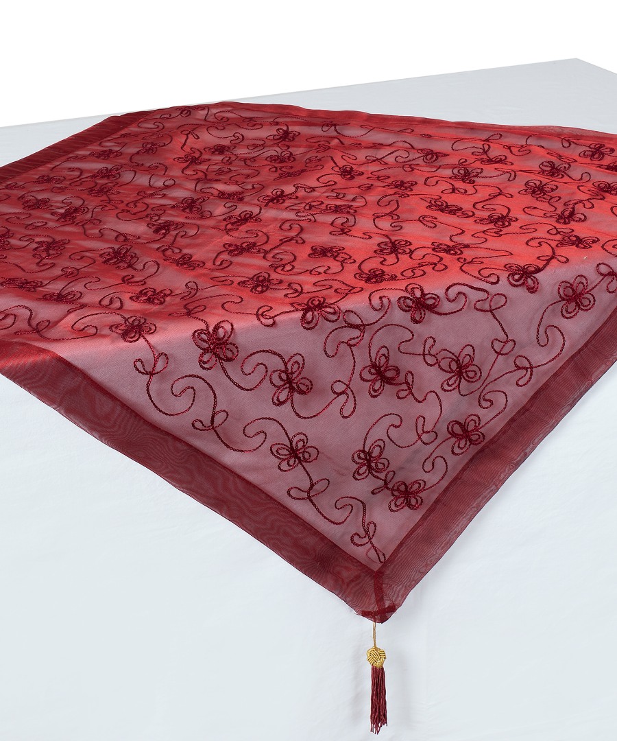 Καρέ (90cm x 90cm) 0001061A Μπορντώ