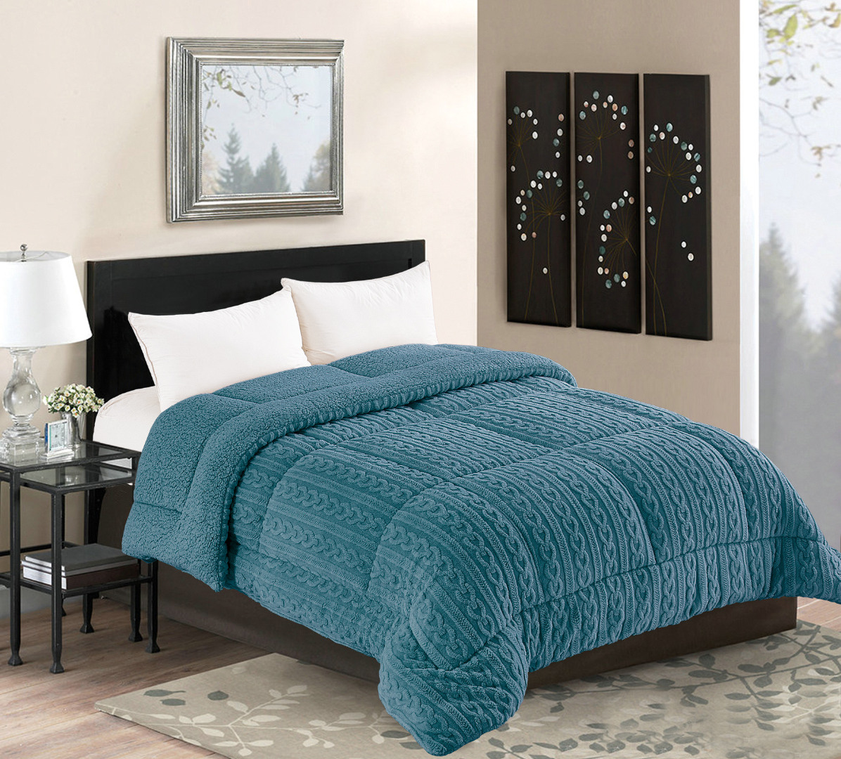 Κουβερτοπάπλωμα braid (240cm x 260cm) ραφ