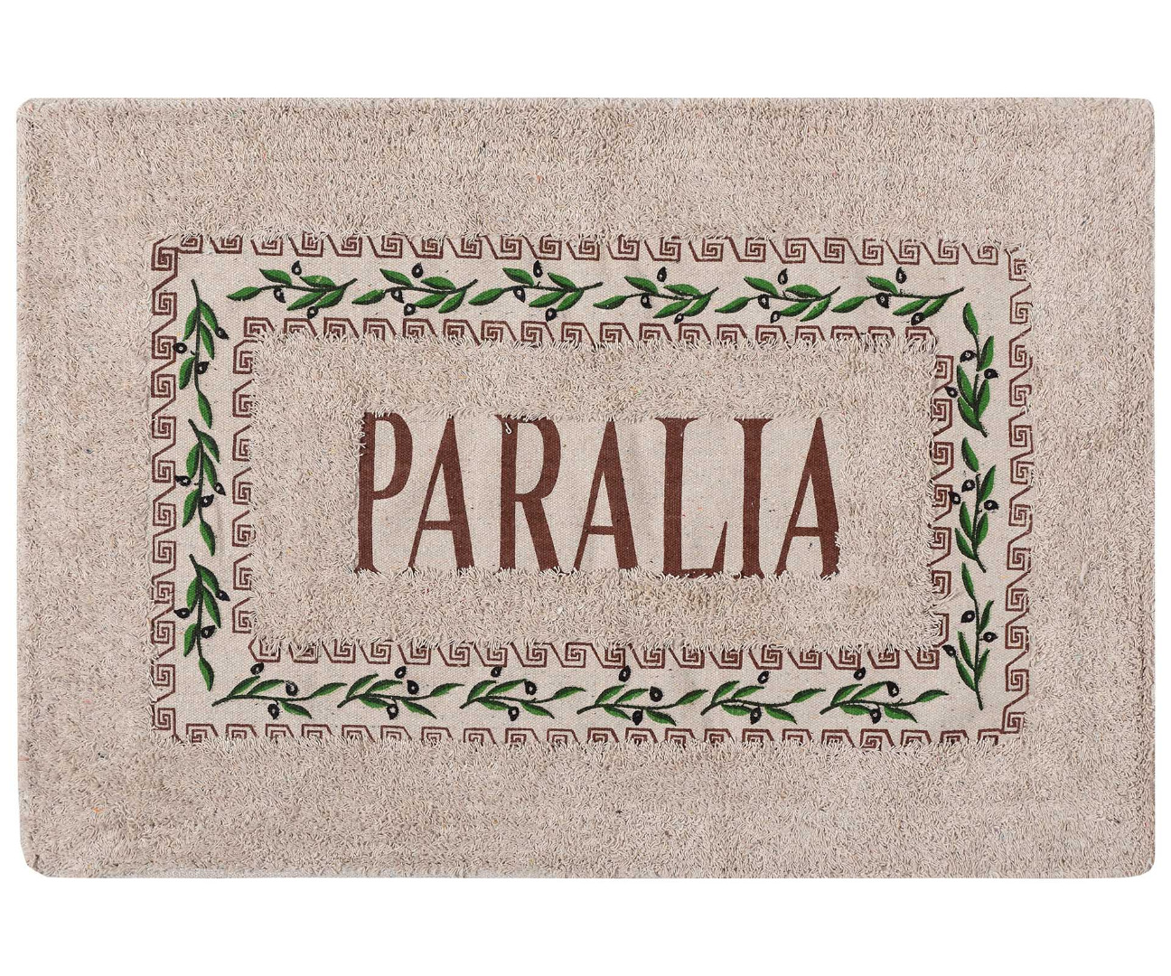 Πατάκι ελιά PARALIA (40cm x 60cm) καφέ