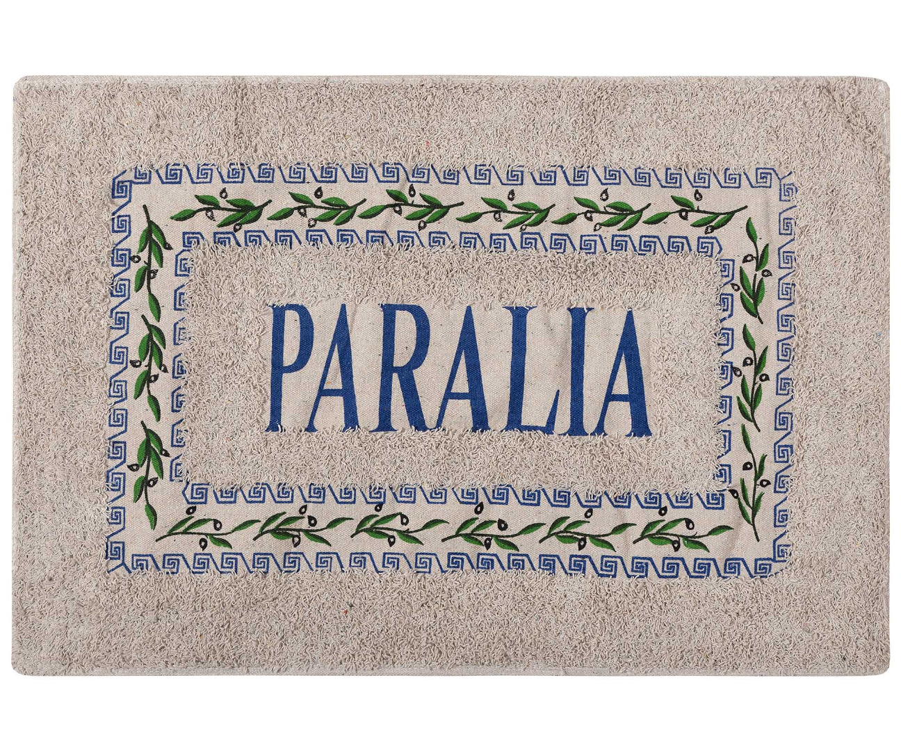 Πατάκι ελιά PARALIA (40cm x 60cm) μπλέ