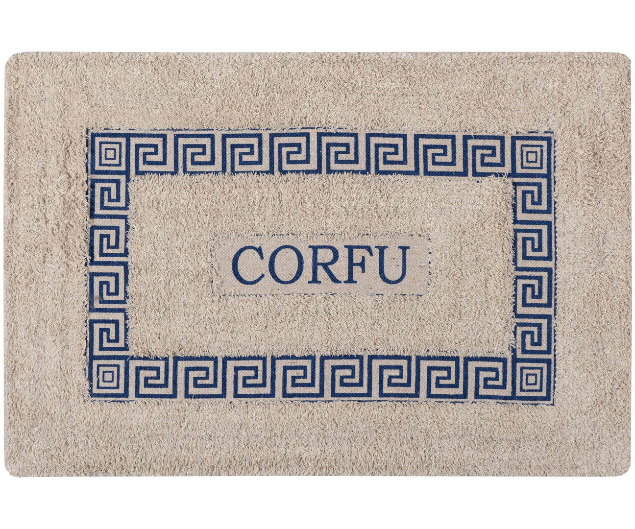 Πατάκι μαίανδρος CORFU (40cm x 60cm) μπλέ