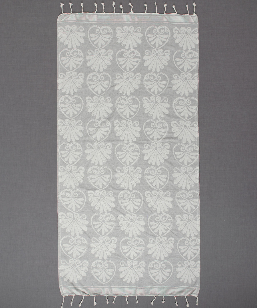 Pestemal sf07 (90cm x 180cm) ανοιχτό γκρί