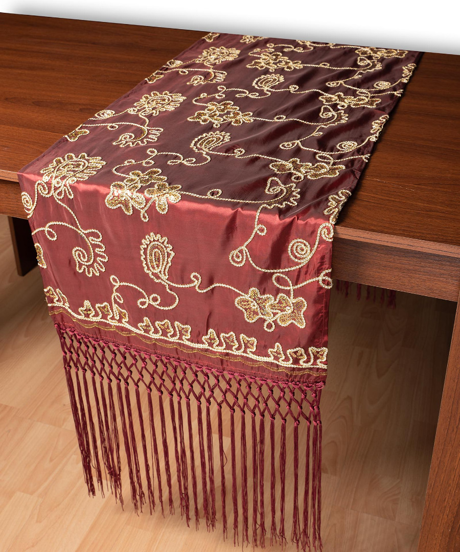 Σατέν τραβέρσα 7710 (50cm x 210cm) μπορντώ