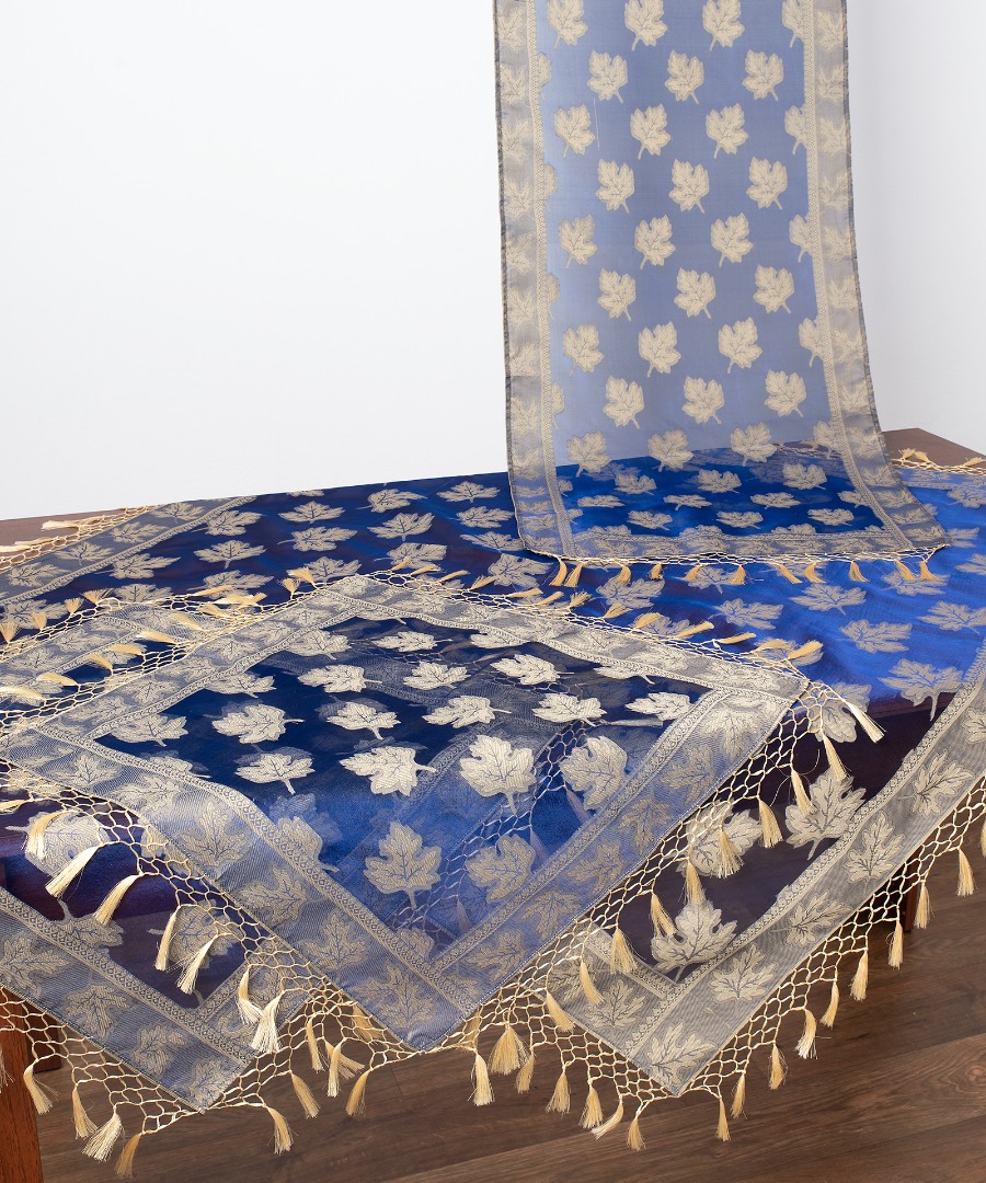 Σετ 4 τεμαχίων (110cm x 110cm, 50cm x 140cm,2x50cm x 50cm) AKB-301 Μπλε